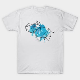 Geometric hippo T-Shirt